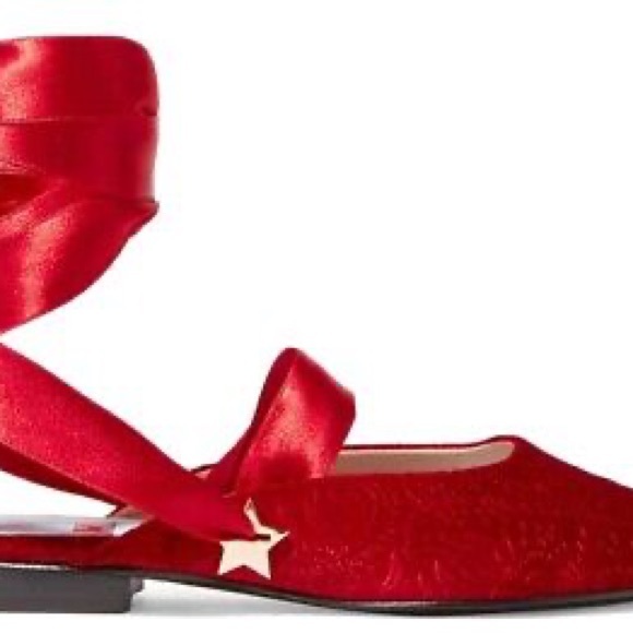 MR by Men Repeller red velvet mules - Picture 2 of 9